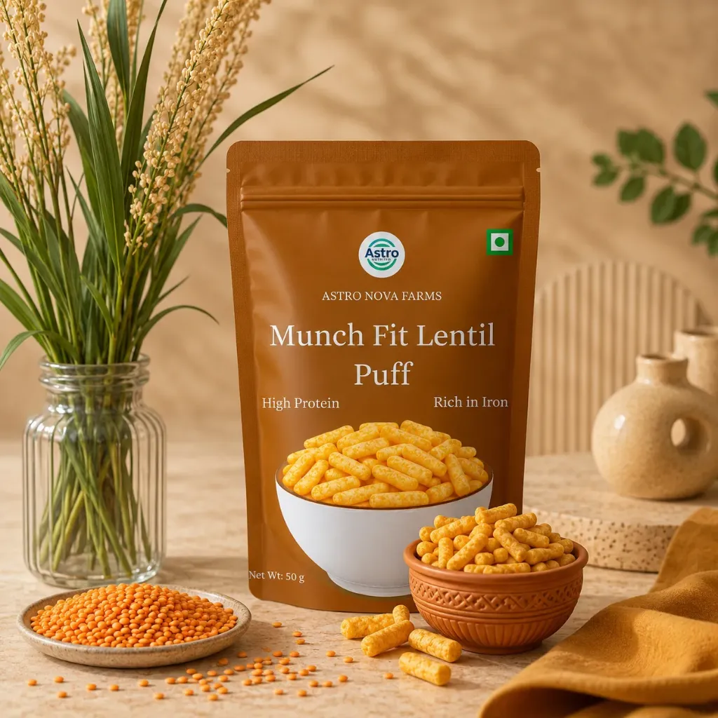 Munch Fit Lentil Puffs