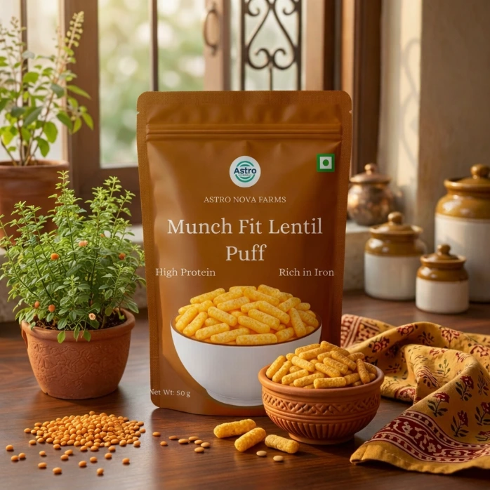 Munch Fit Lentil Puffs