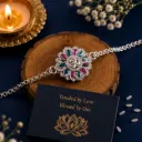 Royal Om Blossom Rakhi