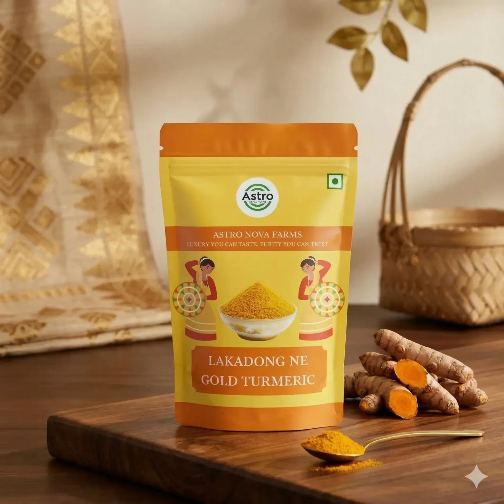 Lakadong NE Gold Turmeric (100g)